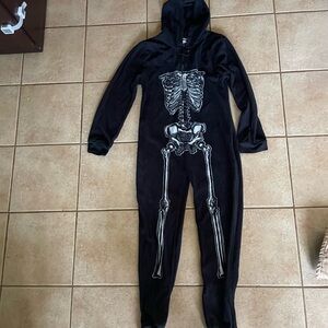 Disguise Black Skeleton Footies One Piece